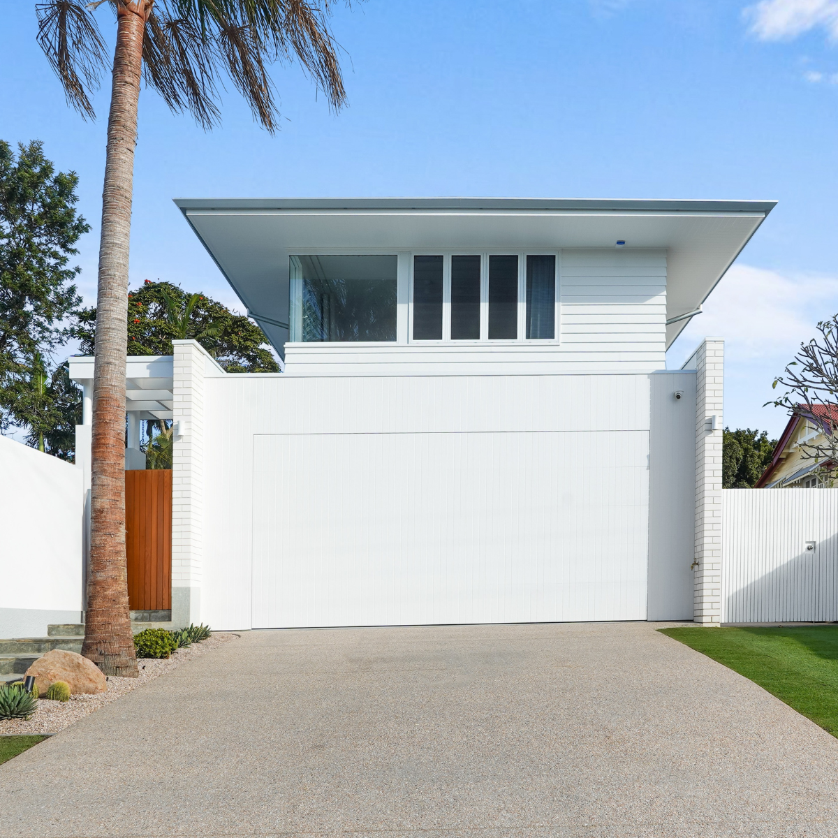Danmar Carriage Panel garage door with louvres
